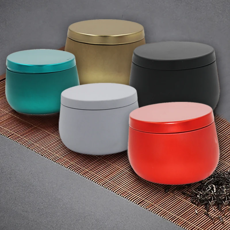 Popular Product Cans 8 Oz Candles Jar Brass Metal Candle Tins Brown Tin Cans For Candles