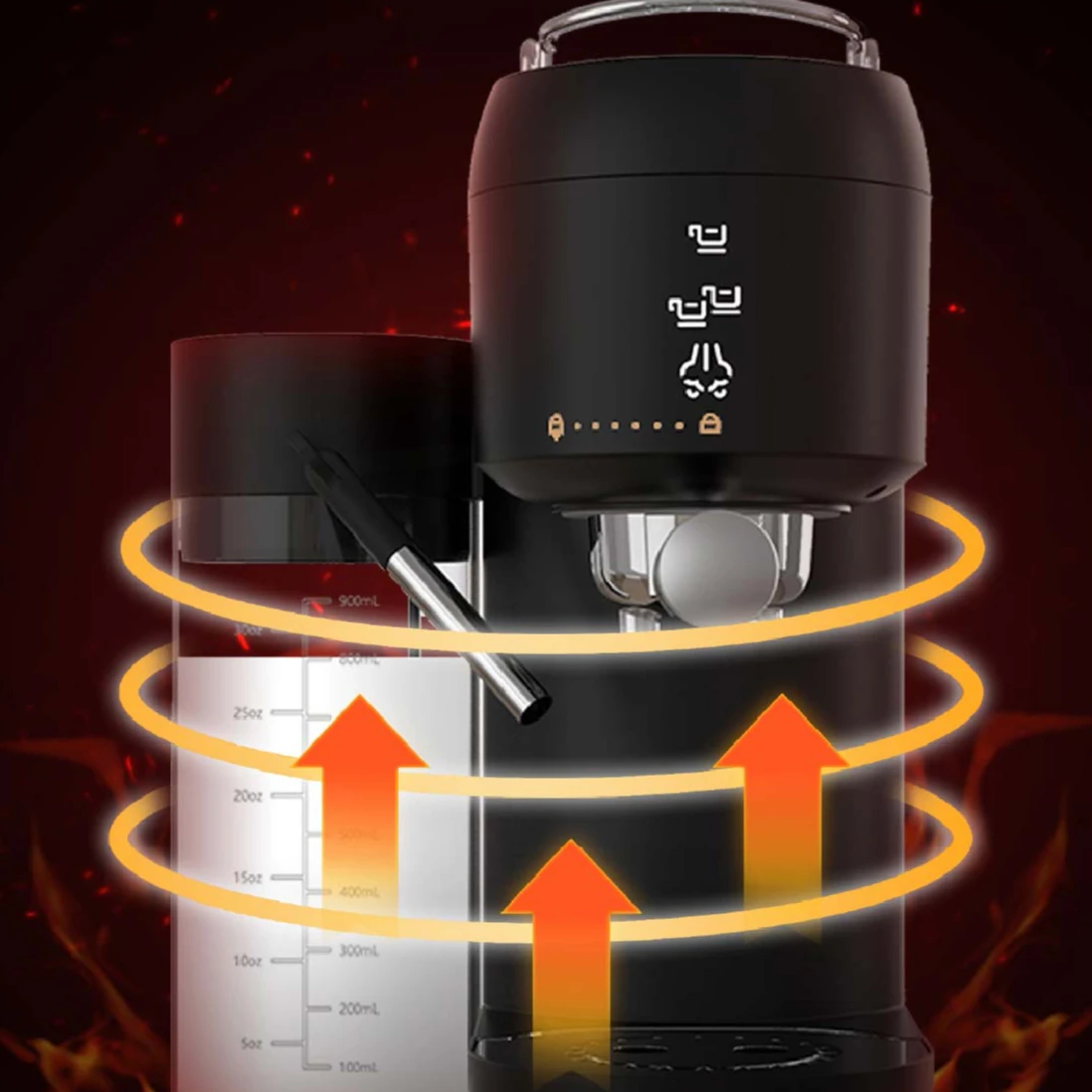 New arrived 19 bar pump Capsule Coffee maker Italian Espresso Pods Coffee Machine commercial espresso coffee maker machine