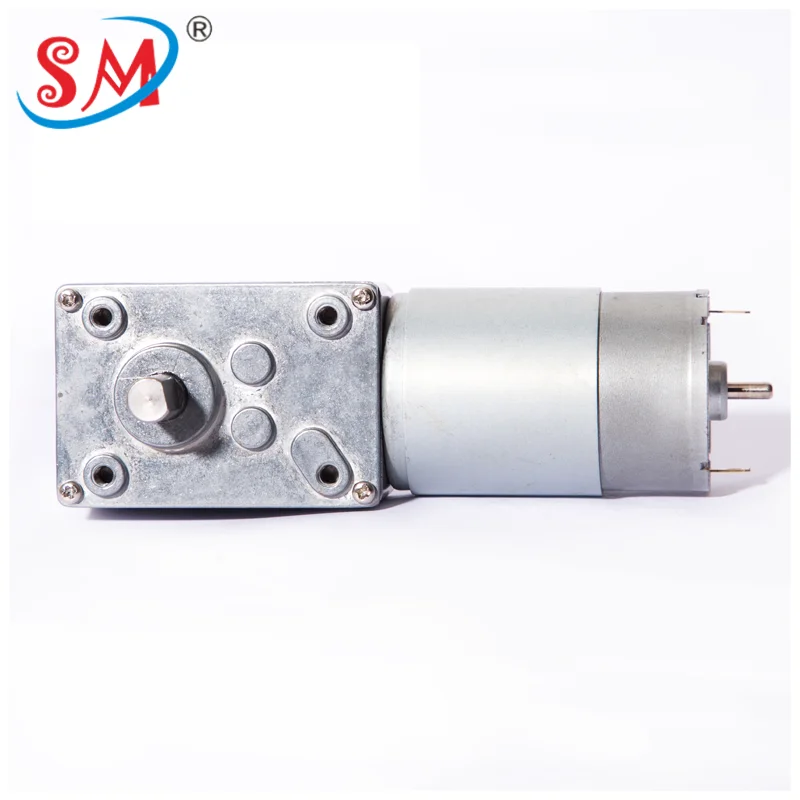 4058 Rotisserie BBQ Motor Dc Brush Spur Micro Small Worm Gear Motor With Hall Encoder Geared Reducer