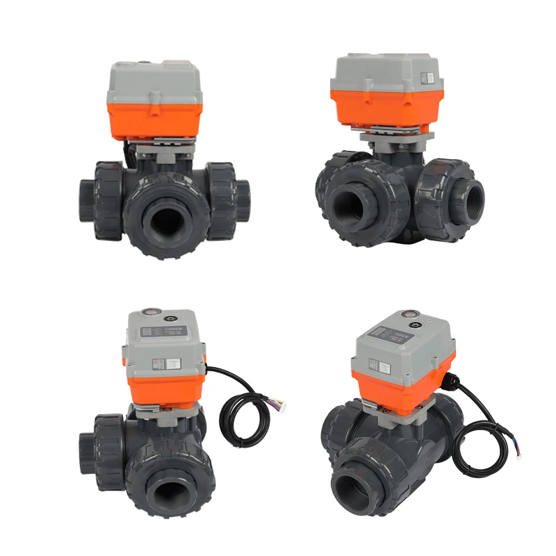 RS485 CTB-005 50 нм DN50 пластик 2 Way 12V 24V дюймов 220v клапан ПВХ Электрический привод шаровой моторизованный