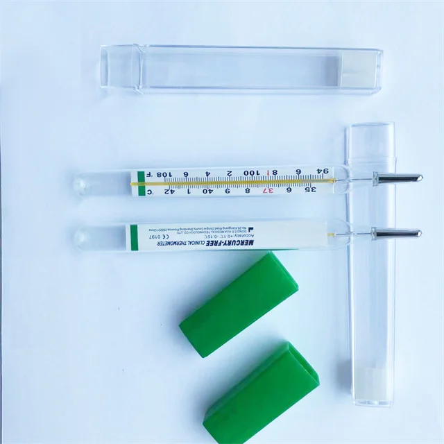 New Product Physical Temperature Testing Double Scale Gallium Mercury Free Glass Thermometer