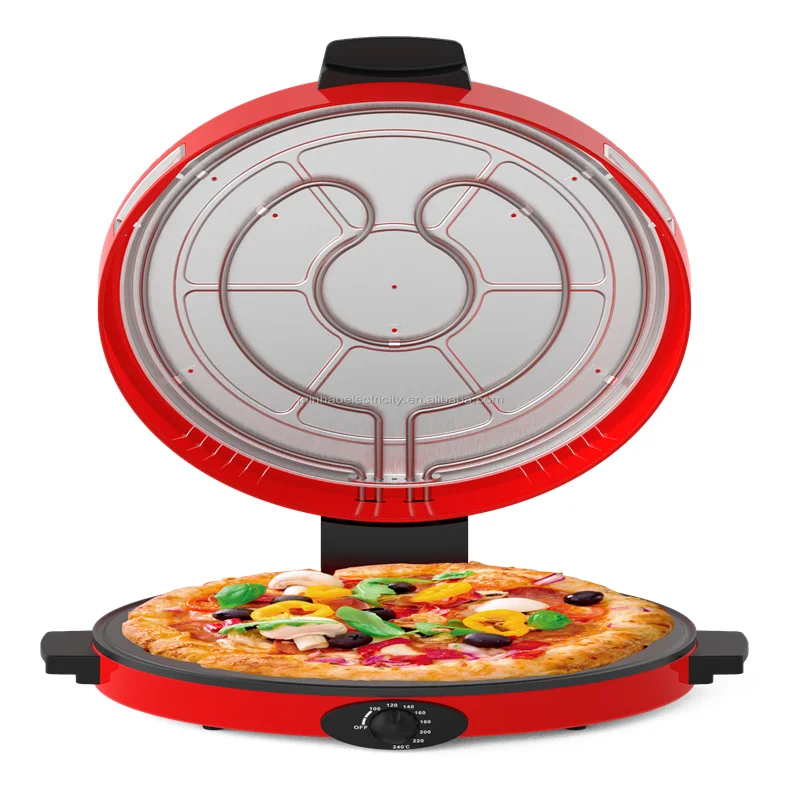 30 40 45 cm eratec electric roti & pizza cooker machine