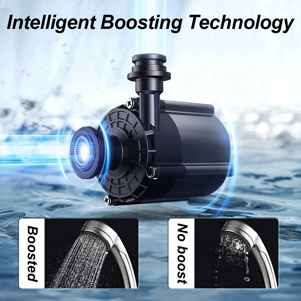New Tankless Instant Water Heater Bathroom Electric Showers Wholesale Instantaneous Heating with Flow Sensor Booster Pump
