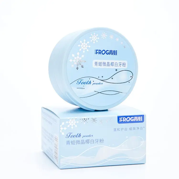 FROG Hot sale factory direct tooth whitening mint bamboo oral hygiene powder