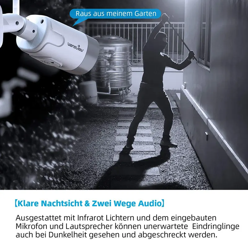 waterproof outdoor network bullet security camera ip 1080p hd cctv camera wifi  wireless cloud storage