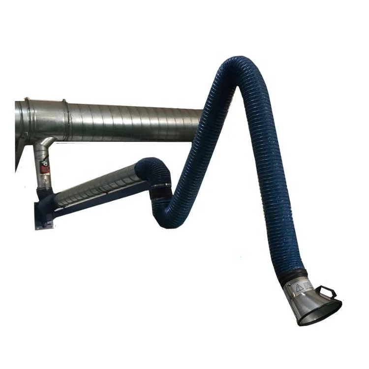 Flexible Extraction Arm Welding Fume Smoke Suction Arm/Dust Exhaust Arm Hood