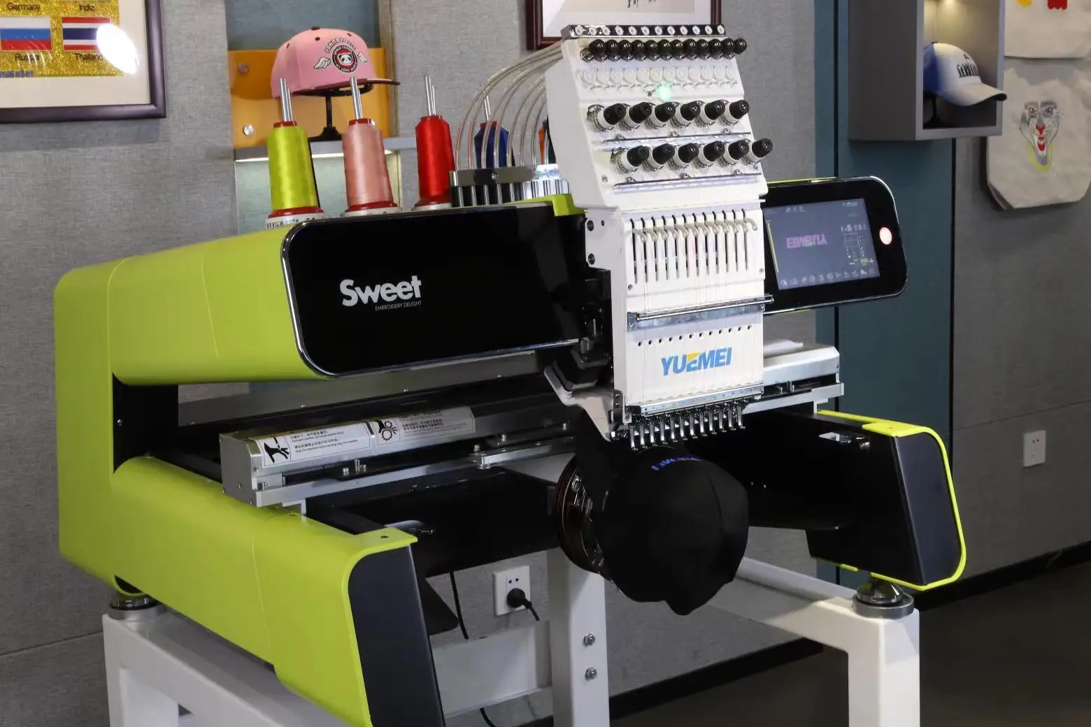 OEM price single head computerized embroidery machine logos embroidery and sewing machines
