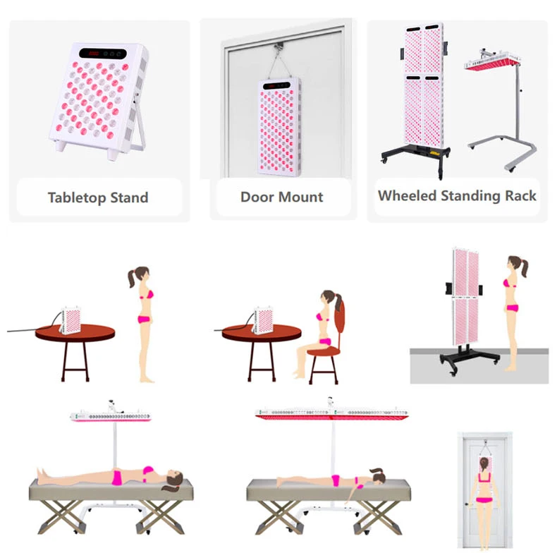 New Product Saidi Kinpro 1800 5w Deep Red 660nm and Near Infrared 850nm Led Red Light Therapy Panel