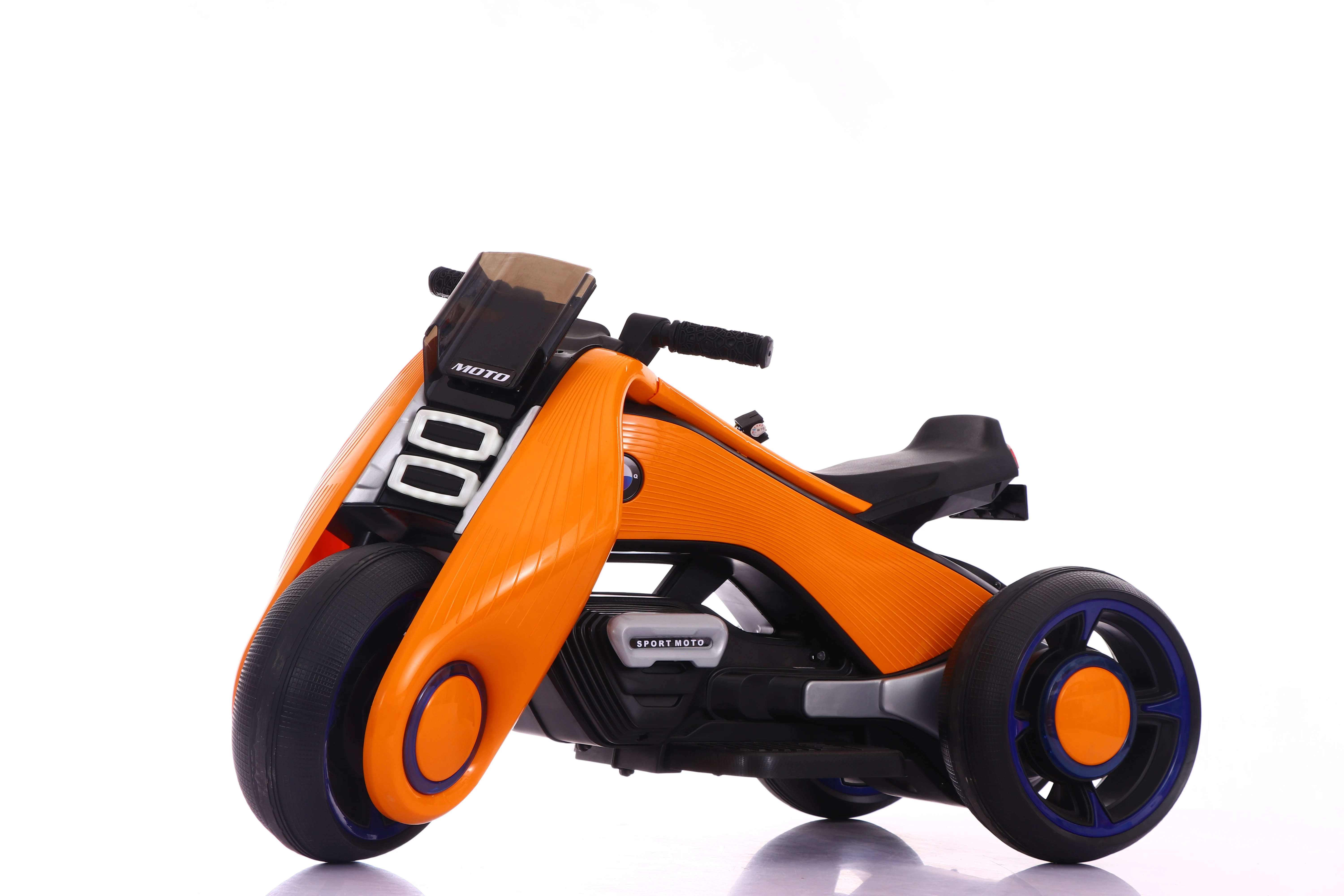 Lovely Kids Ride-on 6V 4.5A Electric Battery Motorcycle Unisex Plastic Toy with Music Player for 2-6 Years Old Girl