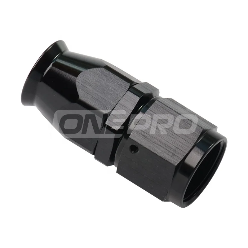 
Automotive Reusable Anodized Aluminum Alloy Fuel Line Swivel AN PTFE Hose End Fitting 