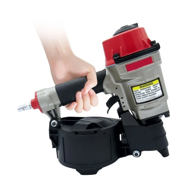 Industrial Pneumatic Nail Gun for DIY Furniture Coil Power Source for Framing & Finish Nails