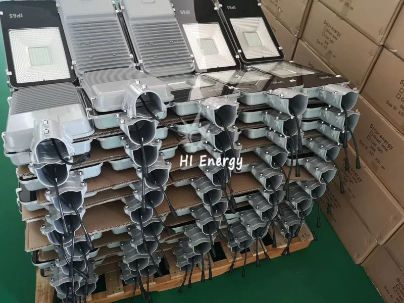 HiEnergy Aluminium Split 300w solar led street light outdoor guangdong solar street light manufacturer