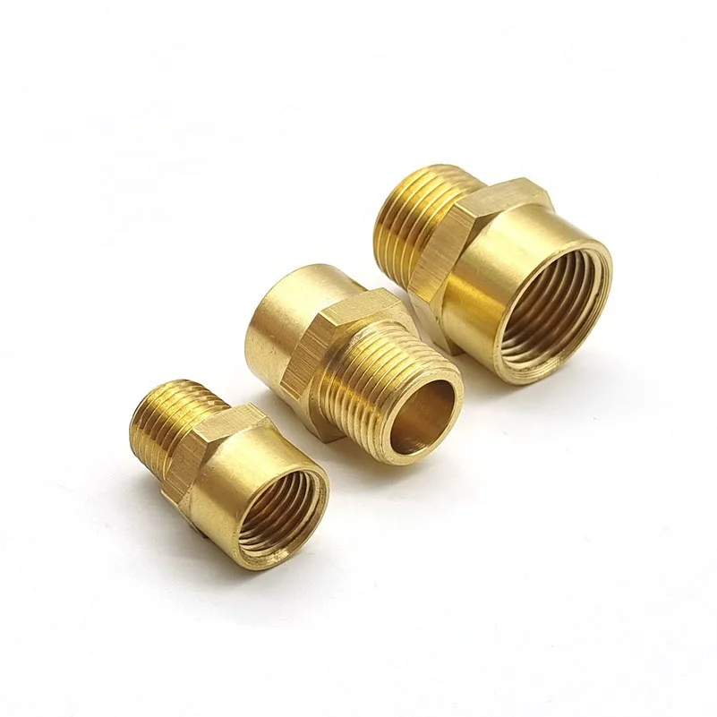 Brass Joint Male to Female Thread Brass Pipe Connectors Coupler Adapter Fitting