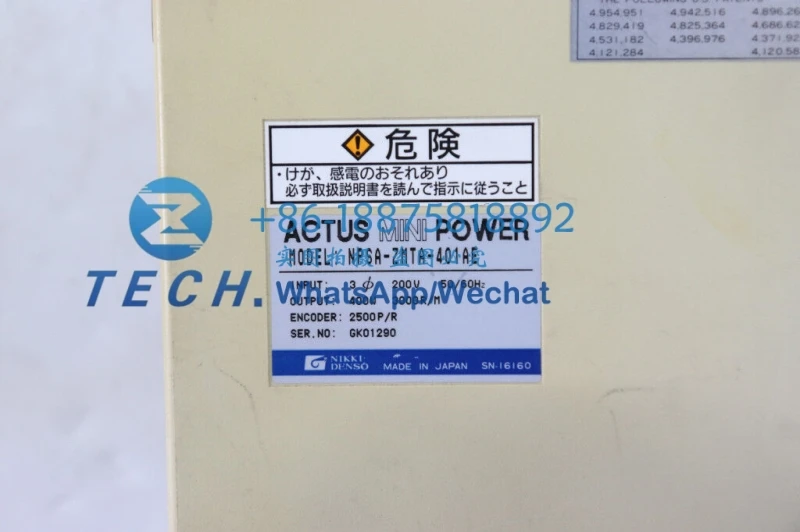 NIKKI DENSO  NPSA-ZMTA-401AE AC Servo Driver