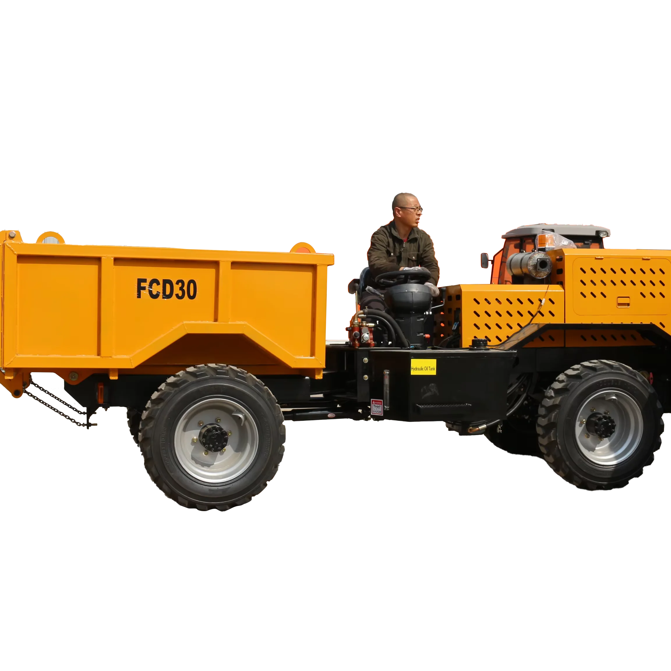 Fcd30 Low Height Narrow Width 3 Ton Mini wheel Mining use Dumper Truck Front Dumper Truck 4X4 Mini Dumper