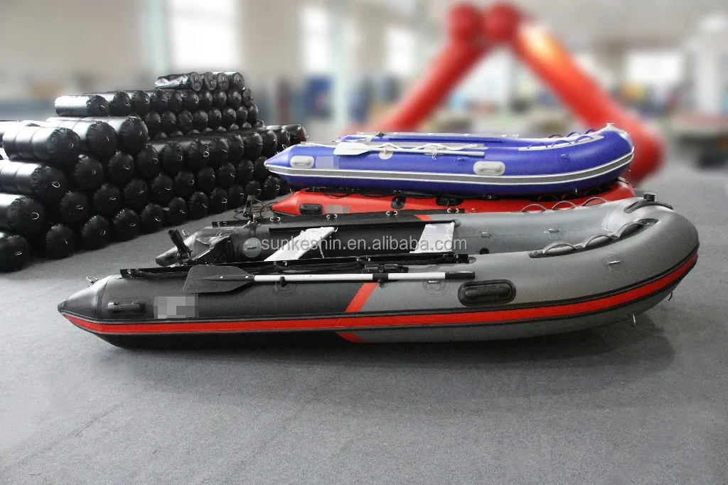 2022 NEW High quality family inflatable foldable fishing boat with aluminum floor