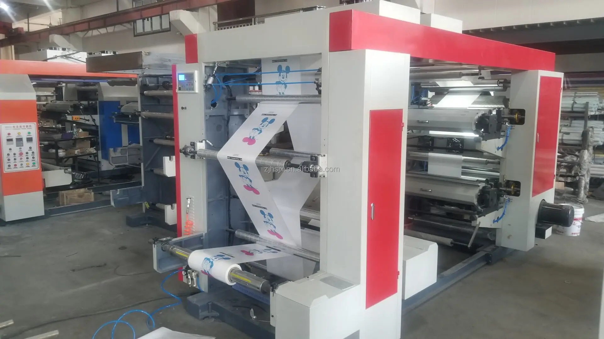YT-4600 4 color flexo printing machine for plastic bag non woven fabric bag nylon bag printer