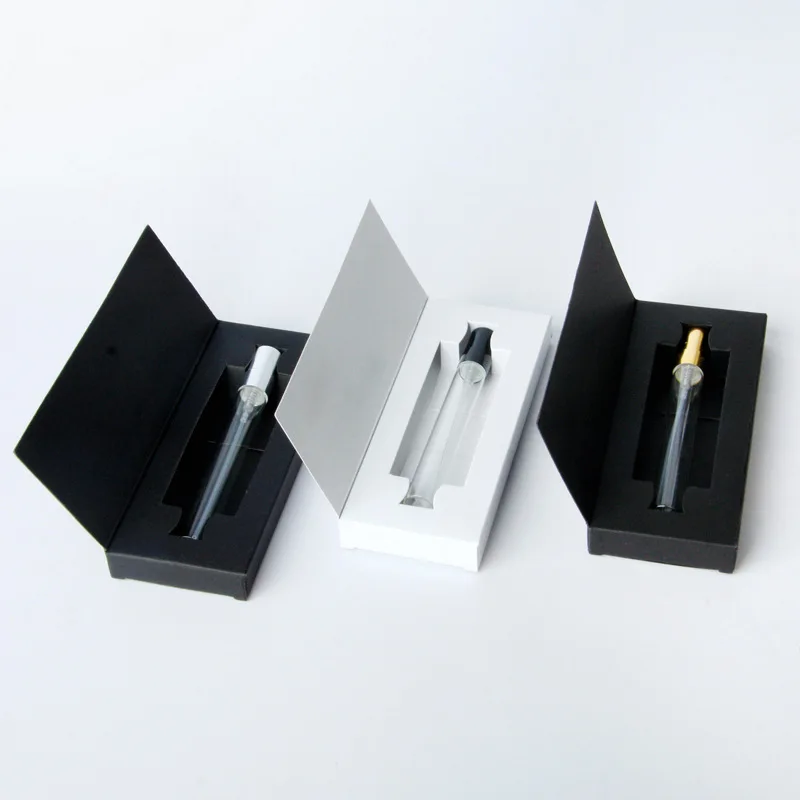 White card, cowhide, black card, cosmetics 5ML 10ML carton, perfume, essential oil packaging box wholesale (60570984494)