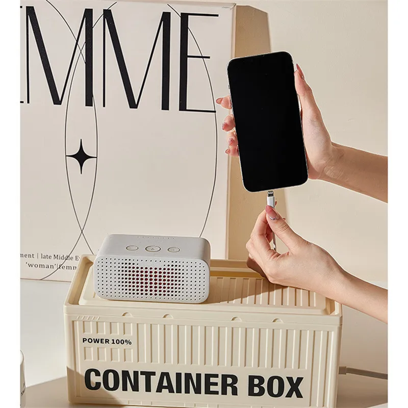 Extra Large and  Cord Hider Box to Conceal Power Strips on Desk or Floor Made from Safe ABS Material desk cable management