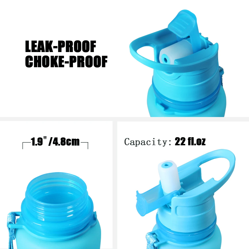 OEM Leakproof Gym Eco Friendly Drinking Water Bottle BPA Free Reusable Sport Water Bottle for Kids and Adult