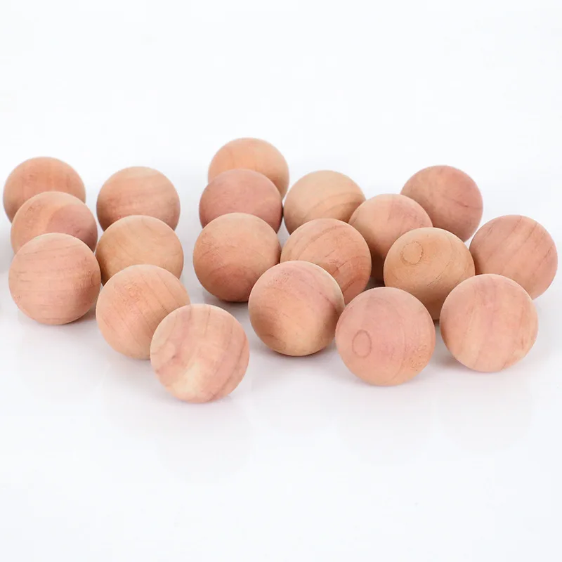 Scented Camphor Balls Natural Cedar Wood Shoe Block Balls for Wardrobe Insect Repellant for Clothes