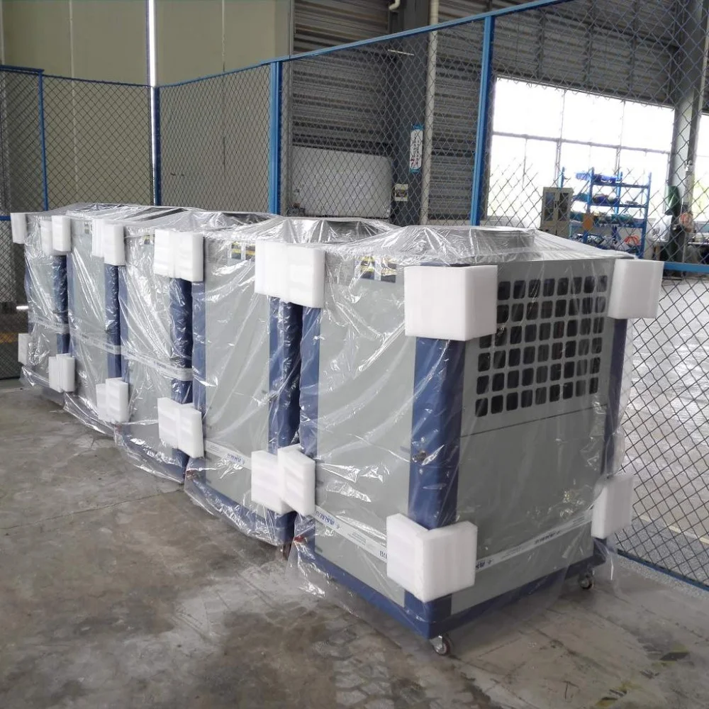 Make cold water plastic processing chillers manufacturer plant industrial air cooled chiller