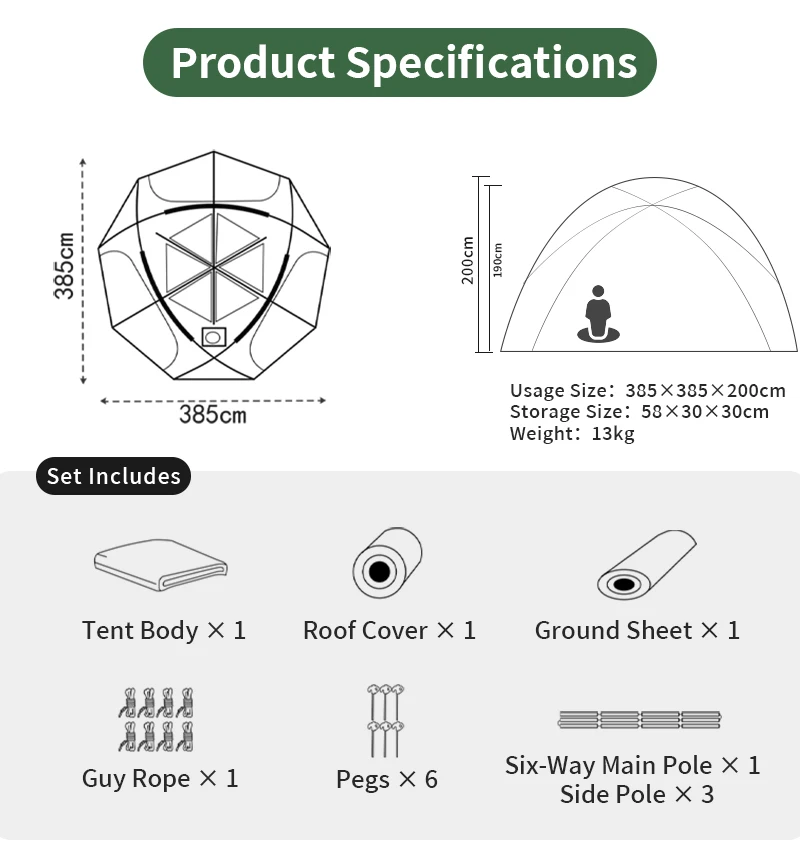 High-quality outdoor tent 14