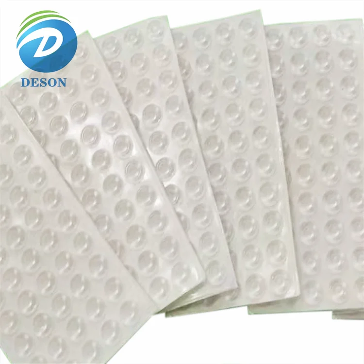 Deson Furniture Table Legs Pads Glass Table Transparent Clear Foot Pads Furniture adhesive Bumper Pad
