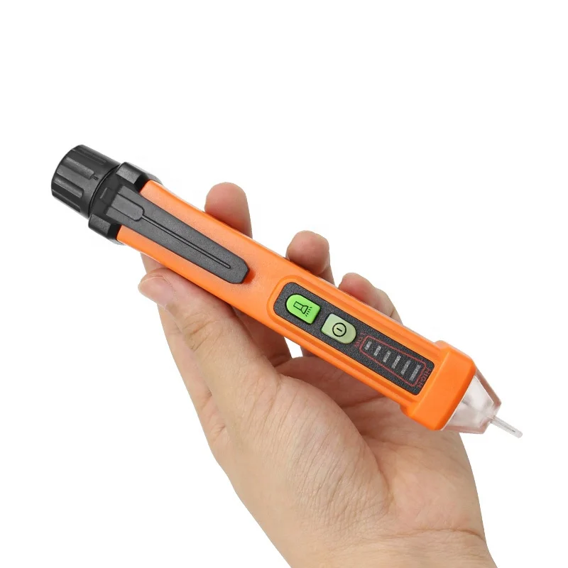 Peakmeter PM8908C Factory Supply Non Contact Electronic AC Voltage Detector Pen With 3 Kinds Sound And LED Alarm tester