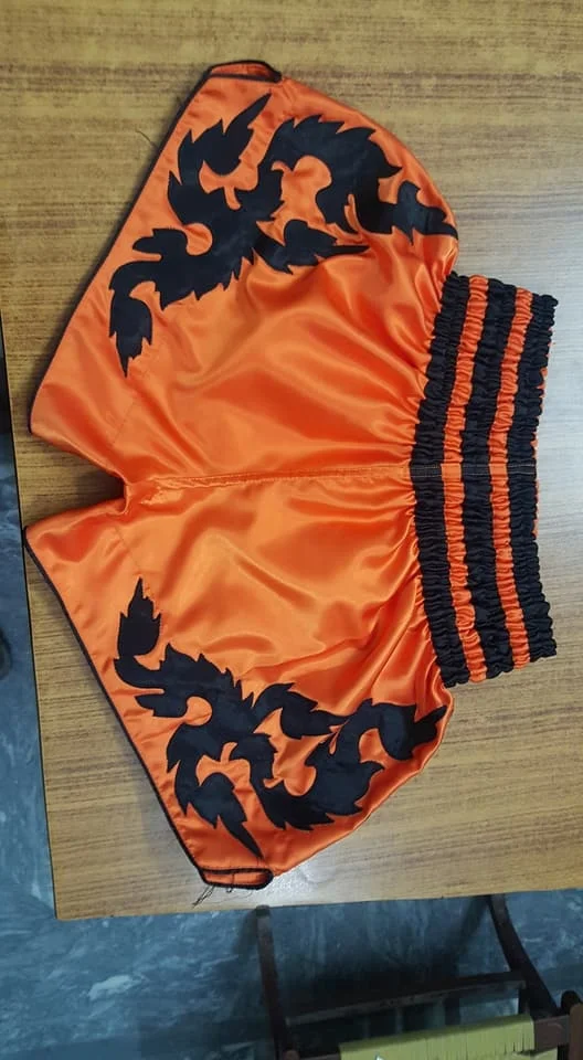 Wholesale Custom Embroidered Boxing Short Men And Personalized Muay Thai Shorts Sublimation Retro Muay Thai Fit Mesh Shorts
