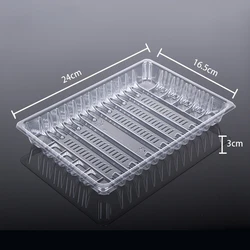 Chicken BBQ  plastic  box disposable plastic tray PET tray sushi box fruit and vegetable packaging