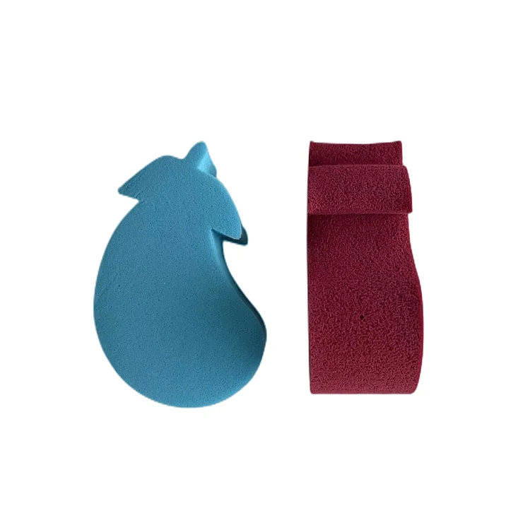 Soft  Makeup Sponge Blender Single Packaging Custom Beauty Sponge Blender eggplant shape