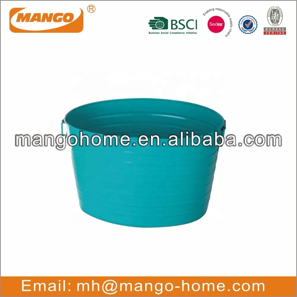 Овальная емкость для пива и напитков из нержавеющей стали, ведро для льда