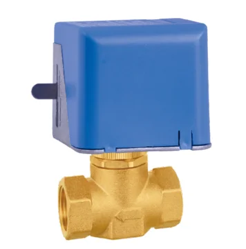 
SU-J512 Normally-opened brass water two way electric ball valve 