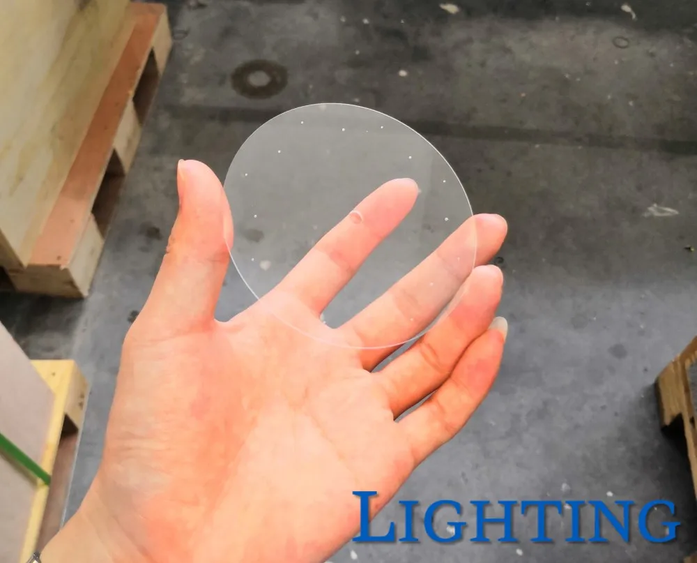 SCHOTT BF33 Heat-resisting Glass plate High Transimttance Customized 6 Inch 150*2.0mm Optical Glass Semiconductor Glass Wafer