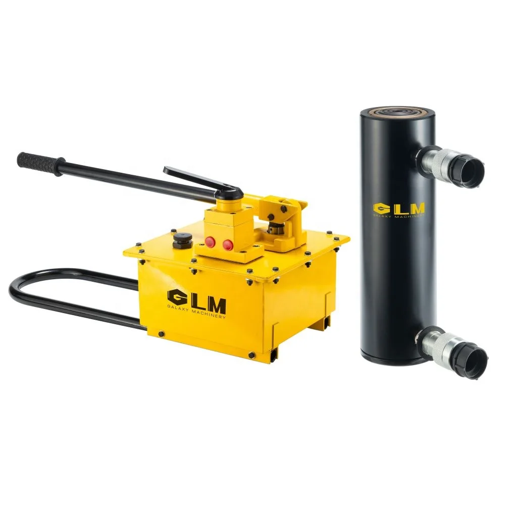 RAR1002 Double Acting Aluminum Hydraulic Cylinder Adjustable Various Steel Pumps
