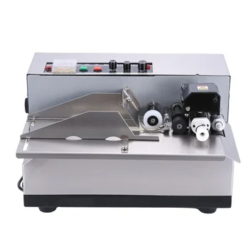 Ink Wheel Steel Printing Continuous Coding Machine Wider Production Date Batch Number Stamp Marking Food Bag Printing Machine