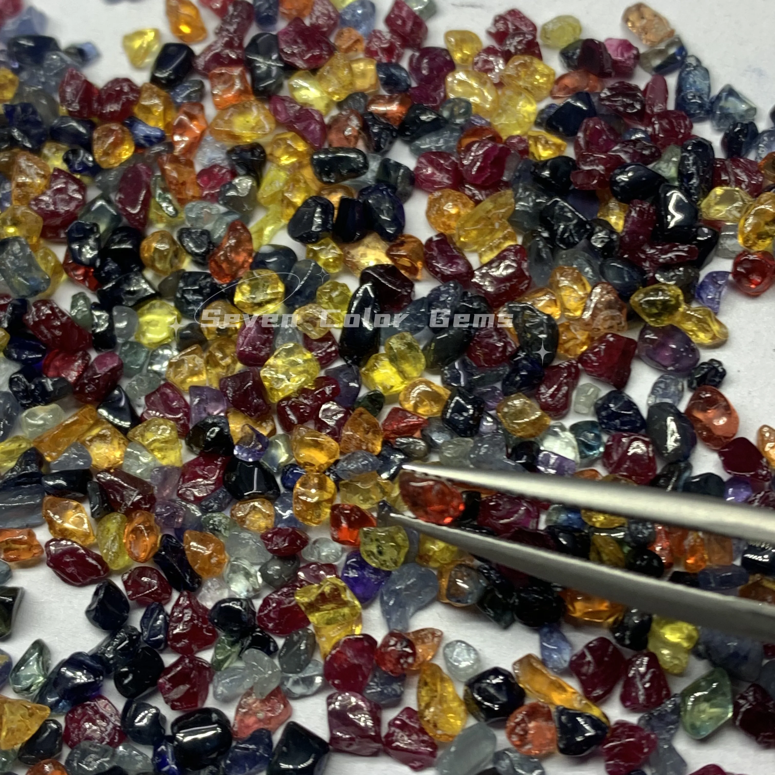 2-3mm Natural rough blue sapphire gem rough top quality natural blue sapphire stone raw rough loose gemstone