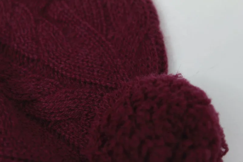 Младенцев и детей пред дошкольного возраста, носки на зиму для девочек, мальчиков, новорожденных, кабель вязаная из чистого кашемира помпоном шапка бини капот с галстуком-бабочкой аксессуар