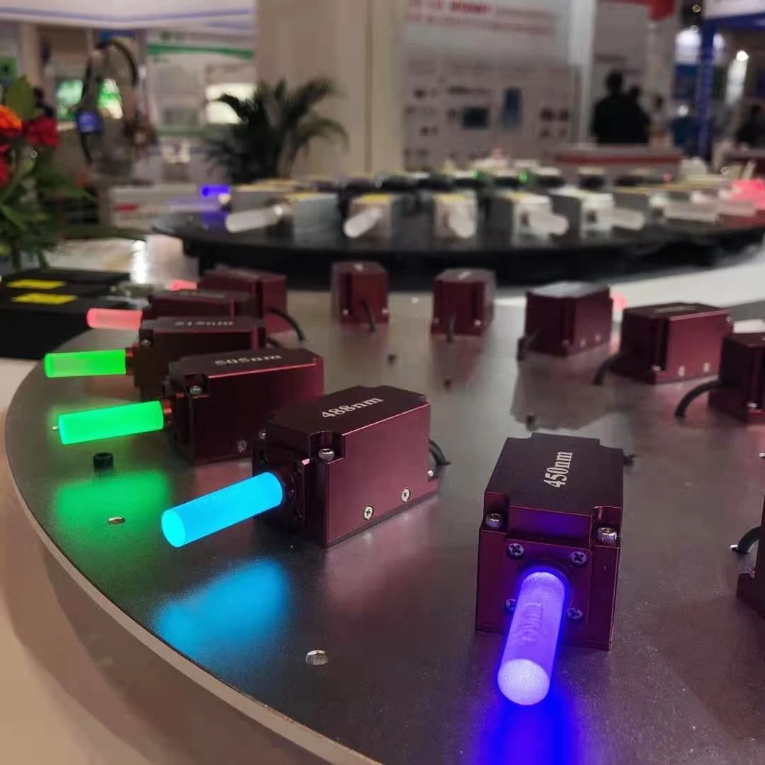 2 to 7 Colors RGB Fiber laser Module with FC SMA Connector Fiber Optics Fiber Laser