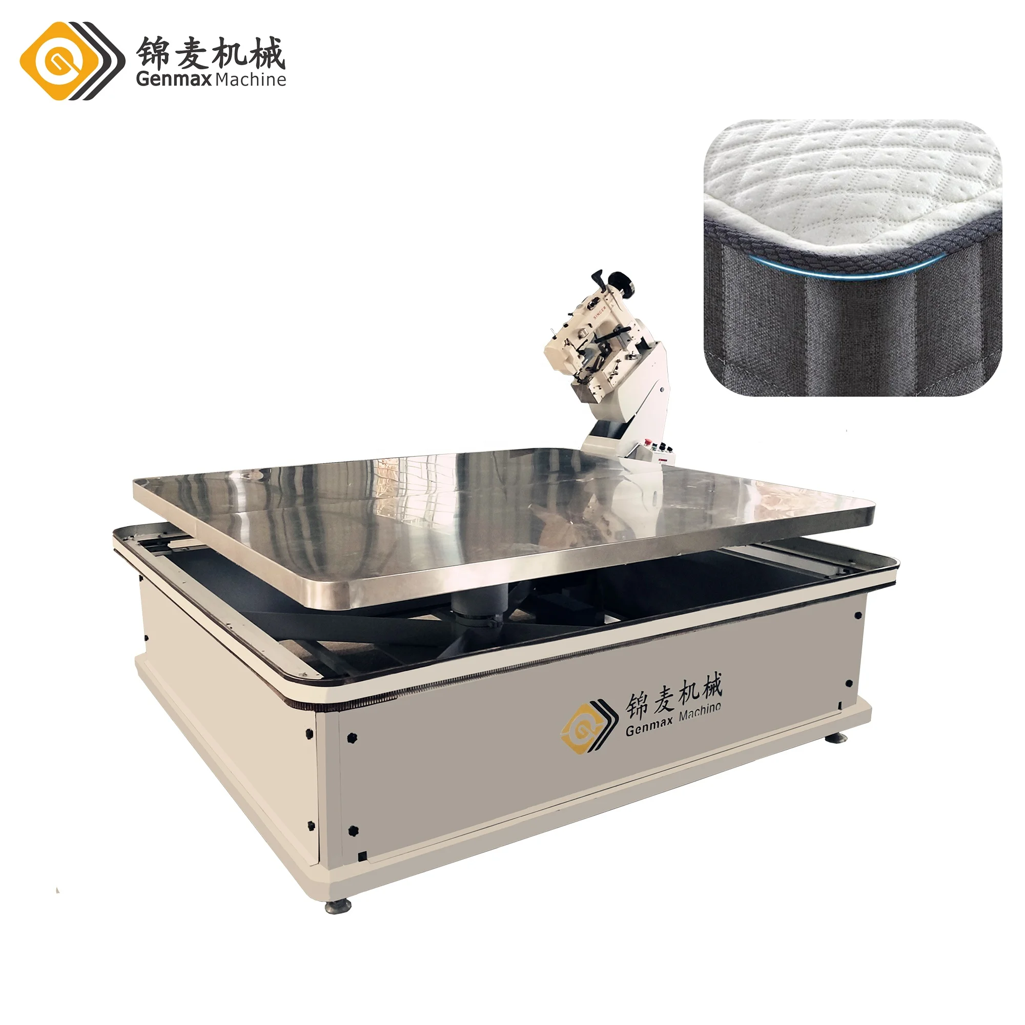 300U Chain Lock Stitch Mattress Tape Edge Machine Maquinas Para Coser Colchones