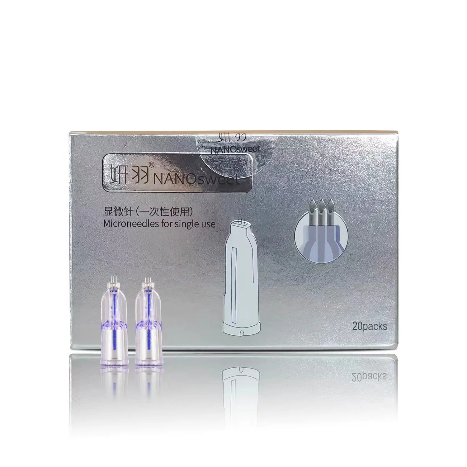 2022 Top Sale For Mesotherapy Crystal 3 Pin Multi Mesotherapy Needles To Remove Wrinkles Needle