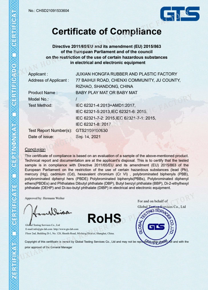 Baby Play Mat-RoHS