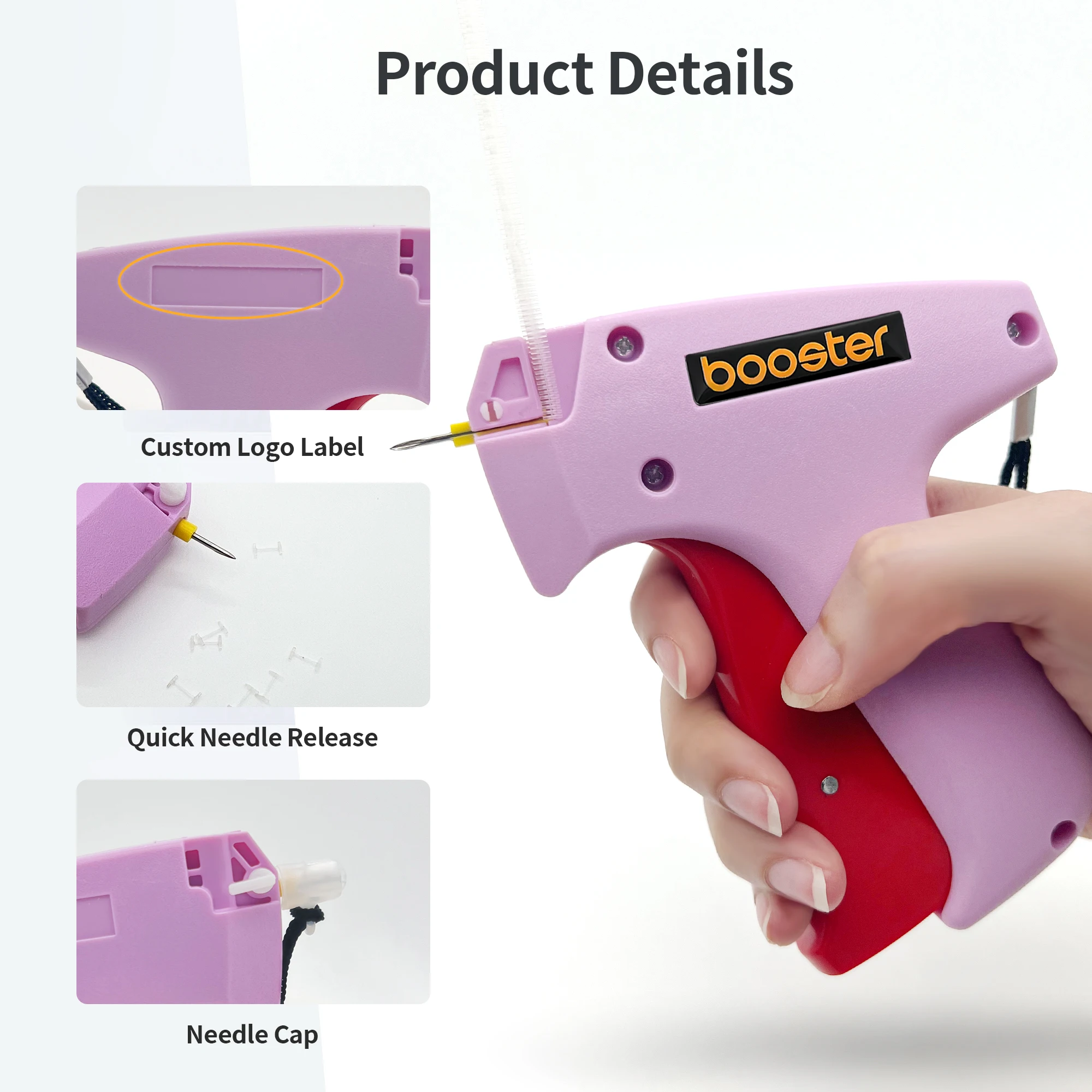 Wholesale Quality micro tag gun clothing label gun Fastening and Labeling textile tag gun Tagging Machine for Clothes