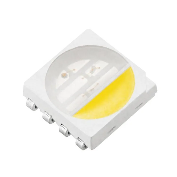 
Epistar chips PLCC-8 4 в 1 полноцветный светодиодный чип RGBW высокой мощности EMC 5050 0,3 W SMD 5050 RGBW LED 