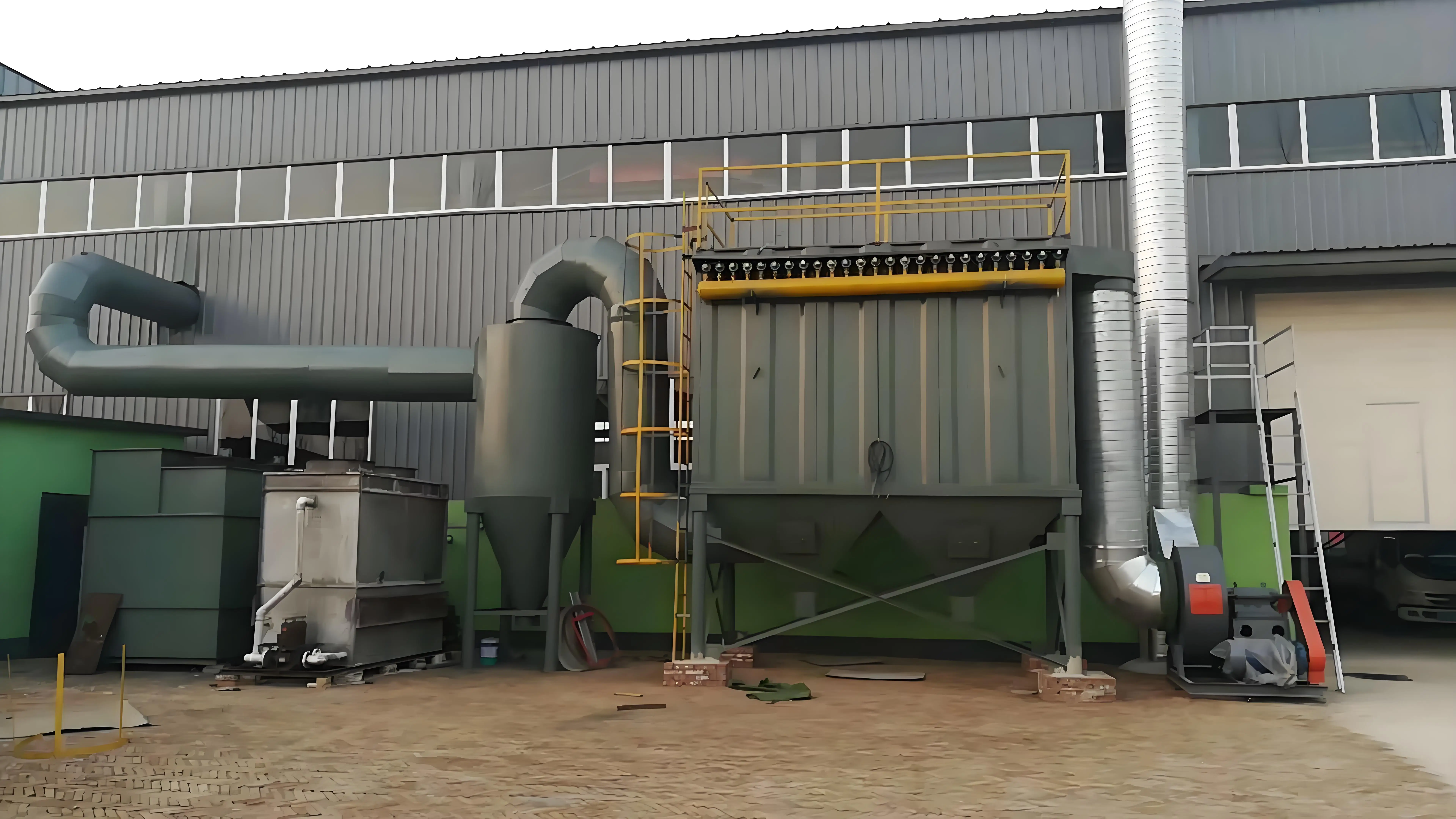 Two Stage Wood Crusher Cyclone Dust Collector for Wood Types of Machines for Dust Treatment