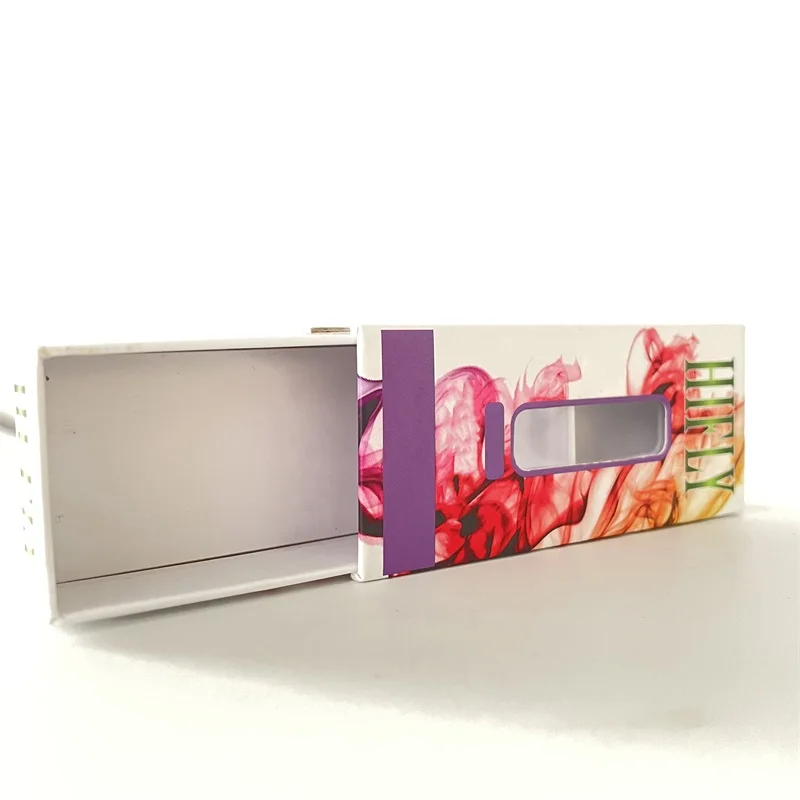 corrugated cardboard box Dabwoods 2g disposable custom 1ml 0.5ml cartridge packaging child proof packaging boxes cart drawer box