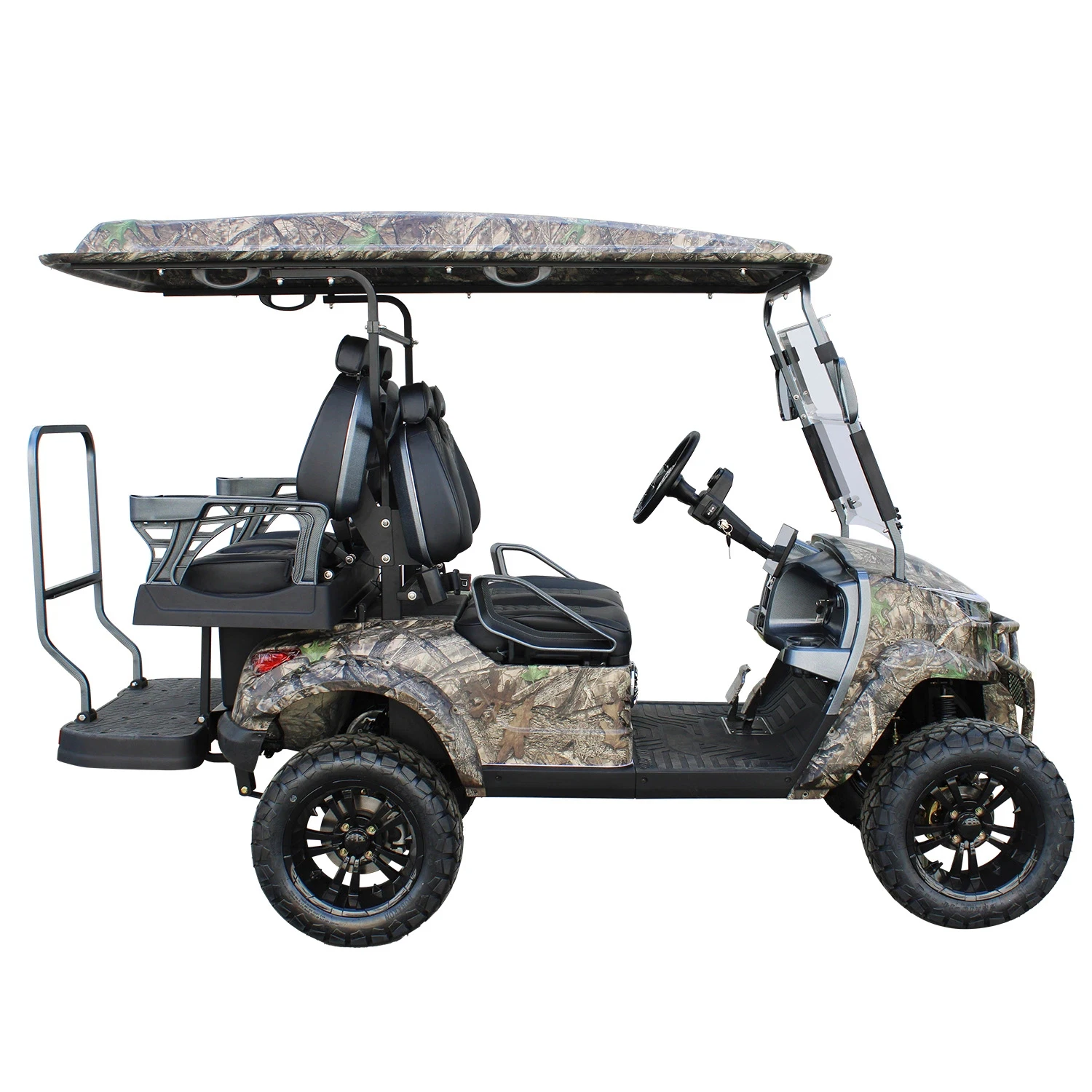 4 Person 72v electric lifted golf cart off road buggy with lithium battery