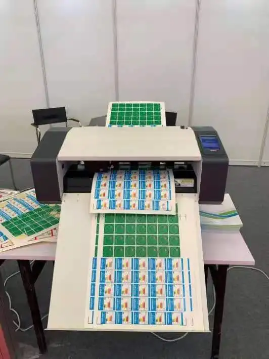 Bascocut A3 A4 A3+ Laser cutting Multi Sheet Cutter machine with Auto feeding/Label Stickers Paper Roll Die Cutting Machine