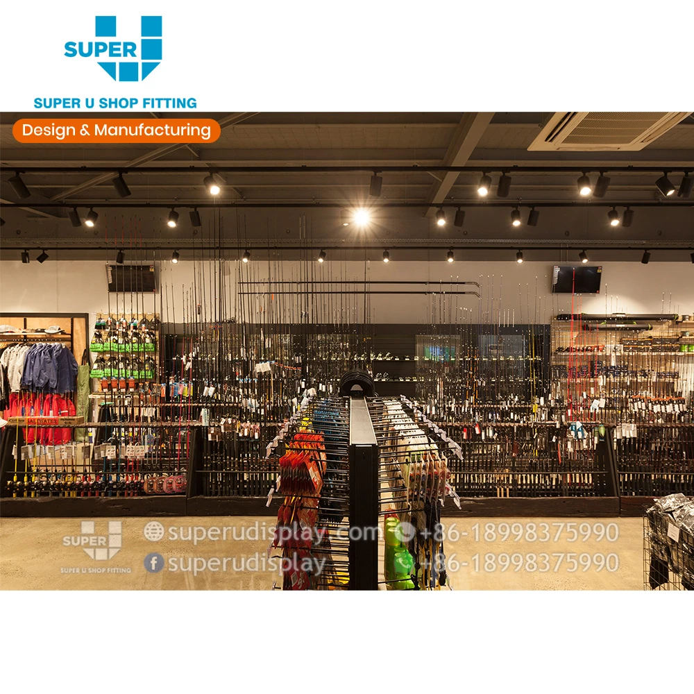 Современный розничный рыболовный магазин интерьер новейшие идеи дизайна коммерческий креативное украшение